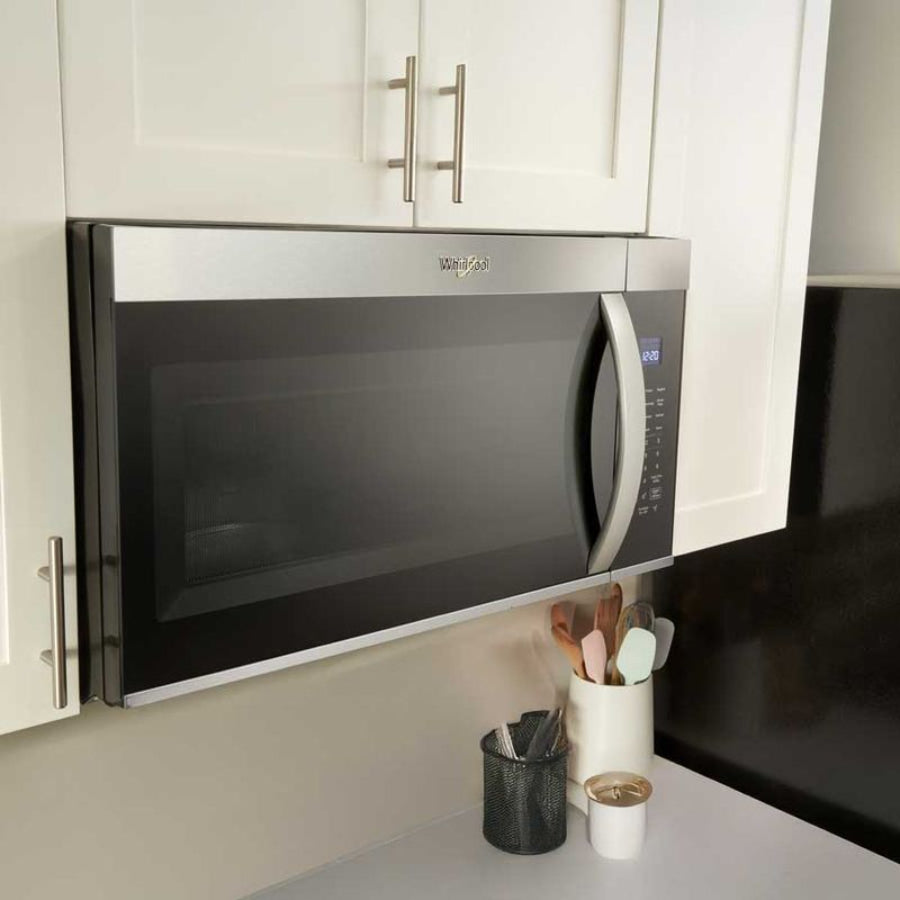 Microondas Con Campana y Funciones Automaticas Whirlpool 75cm Acabado Acero Inoxidable