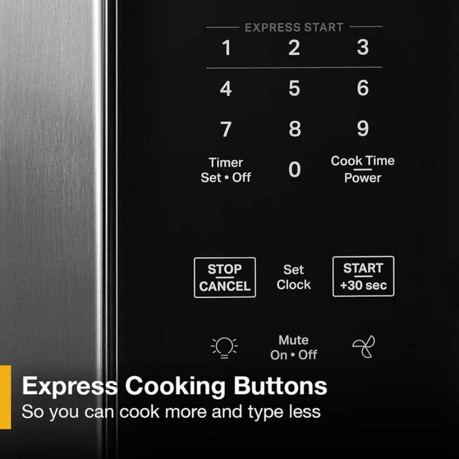 Microondas Con Campana y Funciones Automaticas Whirlpool 75cm Acabado Acero Inoxidable