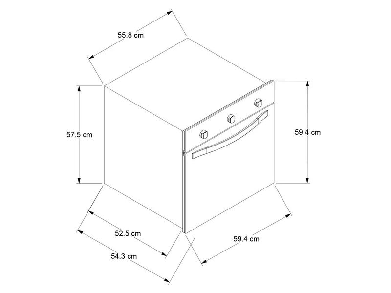 Horno de Gas 24"