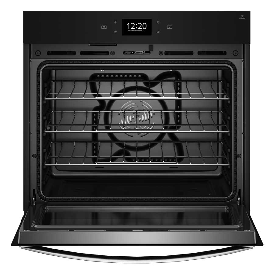 Horno de pared inteligente individual de 5,0 pies cúbicos con Air Fry