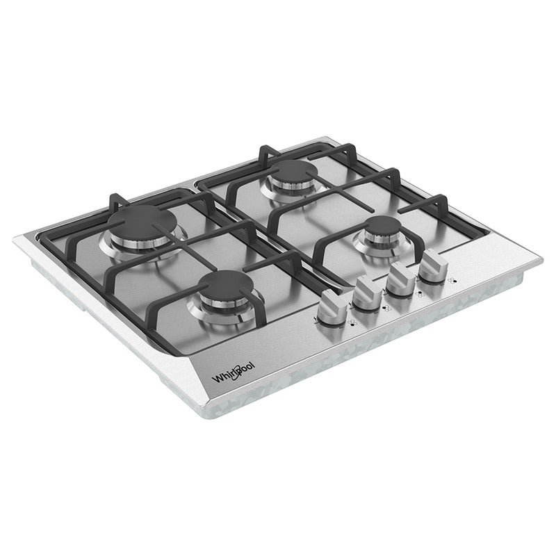 Cubierta A Gas Whirlpool Acero inoxidable 60cm