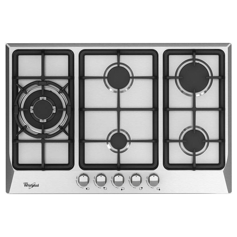 Cubierta A Gas Whirlpool Acero inoxidable 76cm