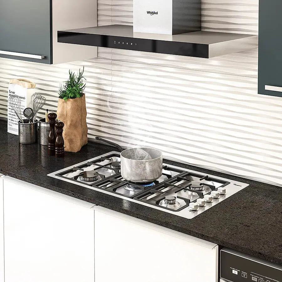 Estufa A Gas 5 Puestos Whirlpool 86cm