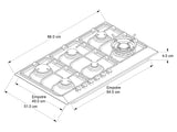 Estufa Whirlpool de Gas 86 cm