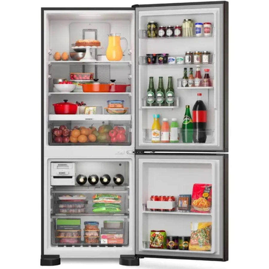 Nevera Congelador Interior Xpert Inverter Whirlpool Color Negro 450Lts