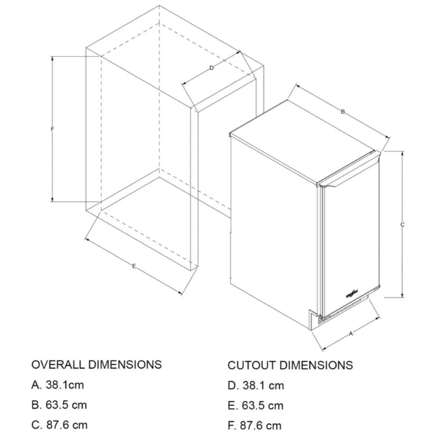 Fabricador De Hielo Empotrable Whirlpool Color Gris 11Kg