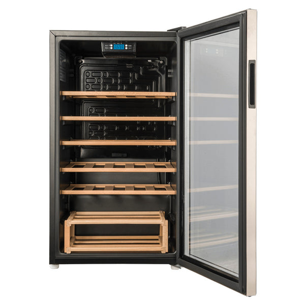 Cava de Vinos Whirlpool 33 botellas Negro