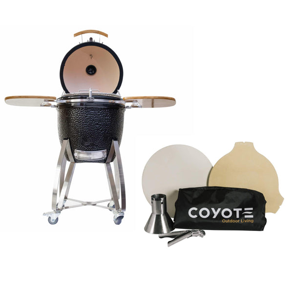 Asador Coyote  C1CHCS-FS Smoker Free Standing con Accesorios ASADO-ACC