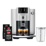 MAQUINA DE CAFÉ JURA E6 + RECIPIENTE EN VIDRIO 0,5 LITROS