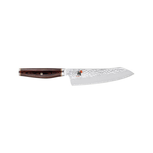 Miyabi Artisan 6000MCT Cuchillo Santoku oscilante de acero inoxidable, 17.78 Cm - LACUISINEAPPLIANCES.CO