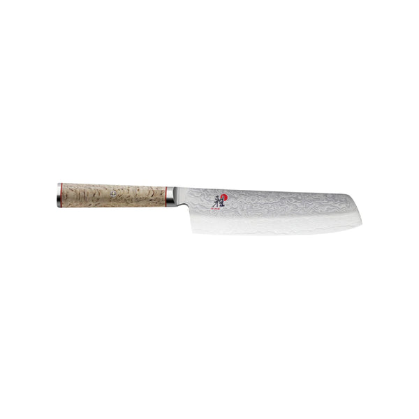 Miyabi Birchwood SG2 5000MCD Cuchillo Nakiri de acero inoxidable, 16.51 Cm - LACUISINEAPPLIANCES.CO