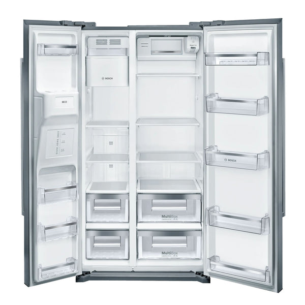 Refrigerador Bosch 36" Series 300 Side by Side with IWD - Acero inoxidable