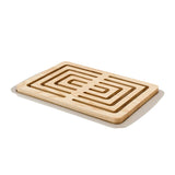 Legnoart Vitto Bread Tabla de cortar de madera de fresno natural con bandeja de fibra de madera - LACUISINEAPPLIANCES.CO