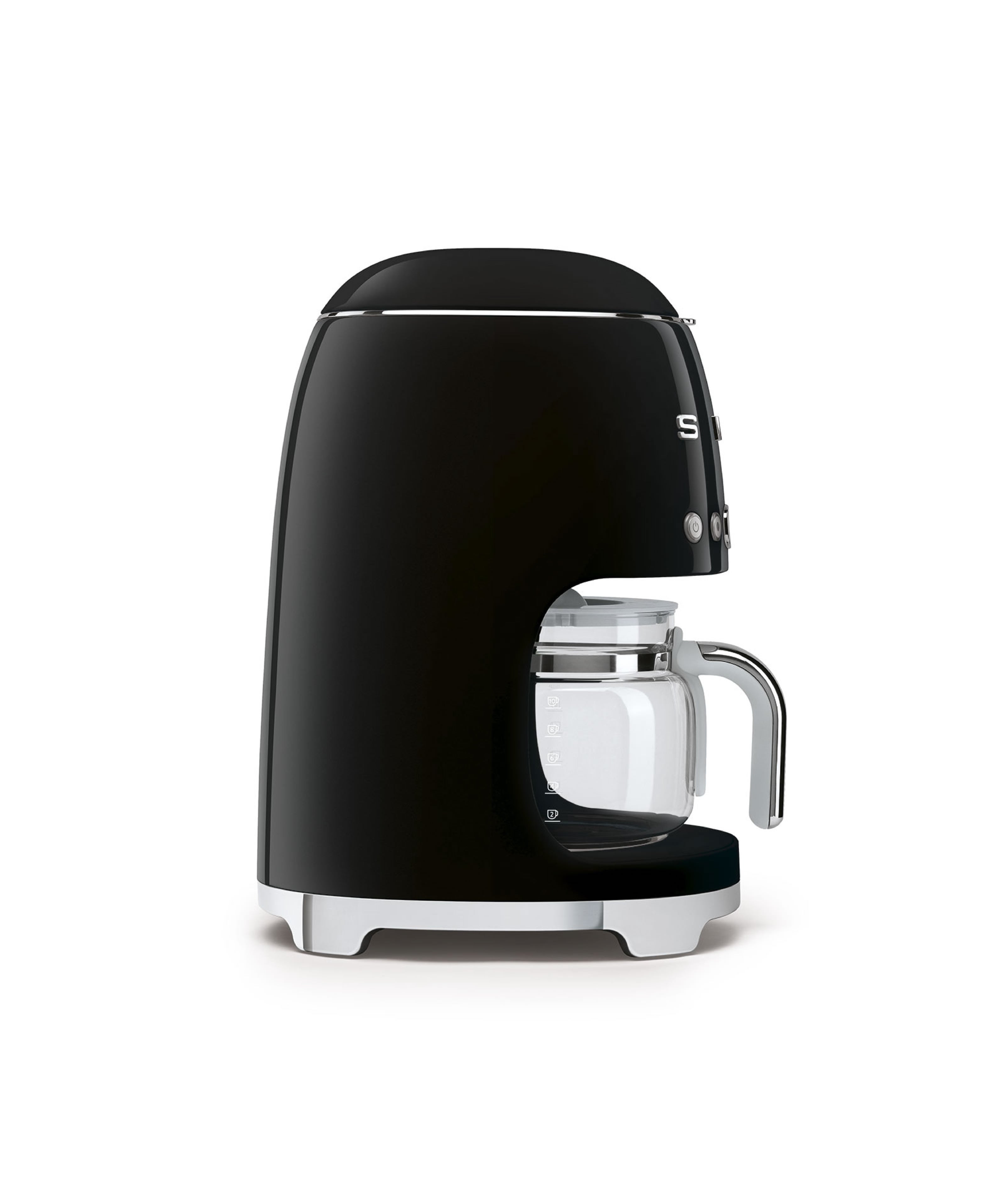 CAFETERA DE GOTEO 10 TAZAS COLOR NEGRO  - SMEG - LACUISINEAPPLIANCES.CO