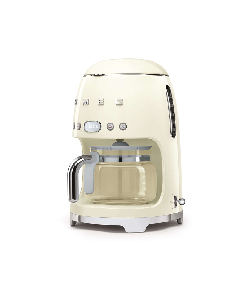 CAFETERA DE GOTEO 10 TAZAS COLOR CREMA - SMEG - LACUISINEAPPLIANCES.CO