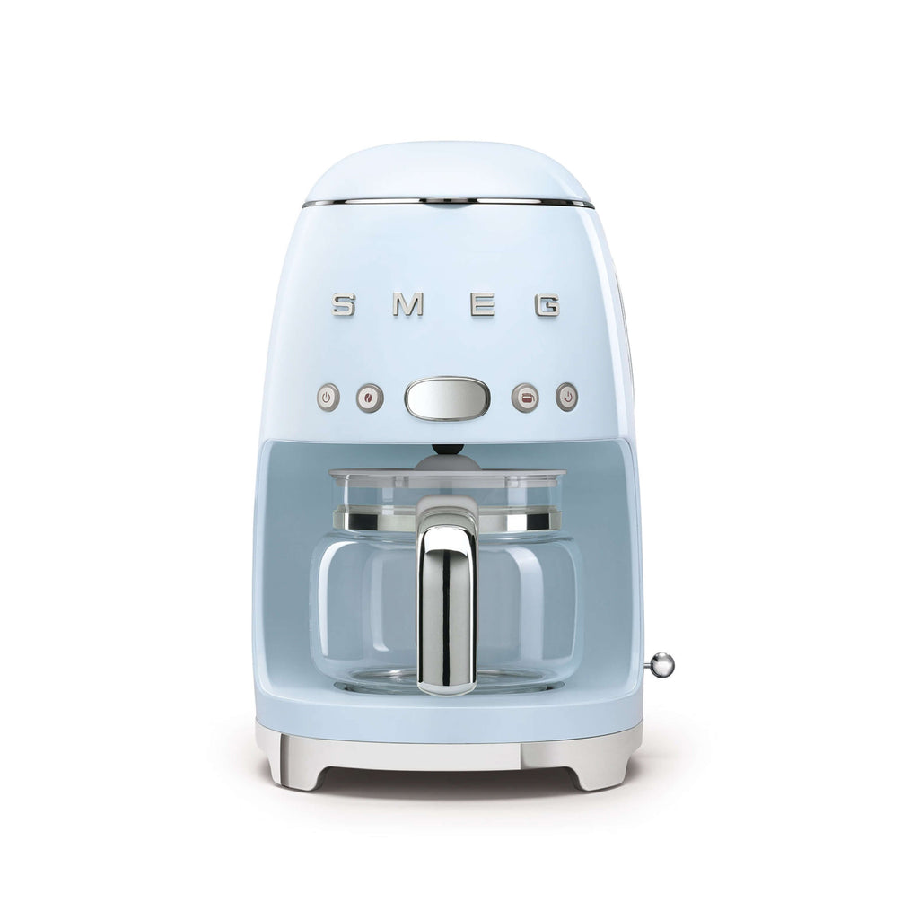 CAFETERA DE GOTEO 10 TAZAS COLOR AZUL PASTEL - SMEG - LACUISINEAPPLIANCES.CO