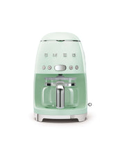 CAFETERA DE GOTEO 10 TAZAS COLOR VERDE PASTEL - SMEG - LACUISINEAPPLIANCES.CO