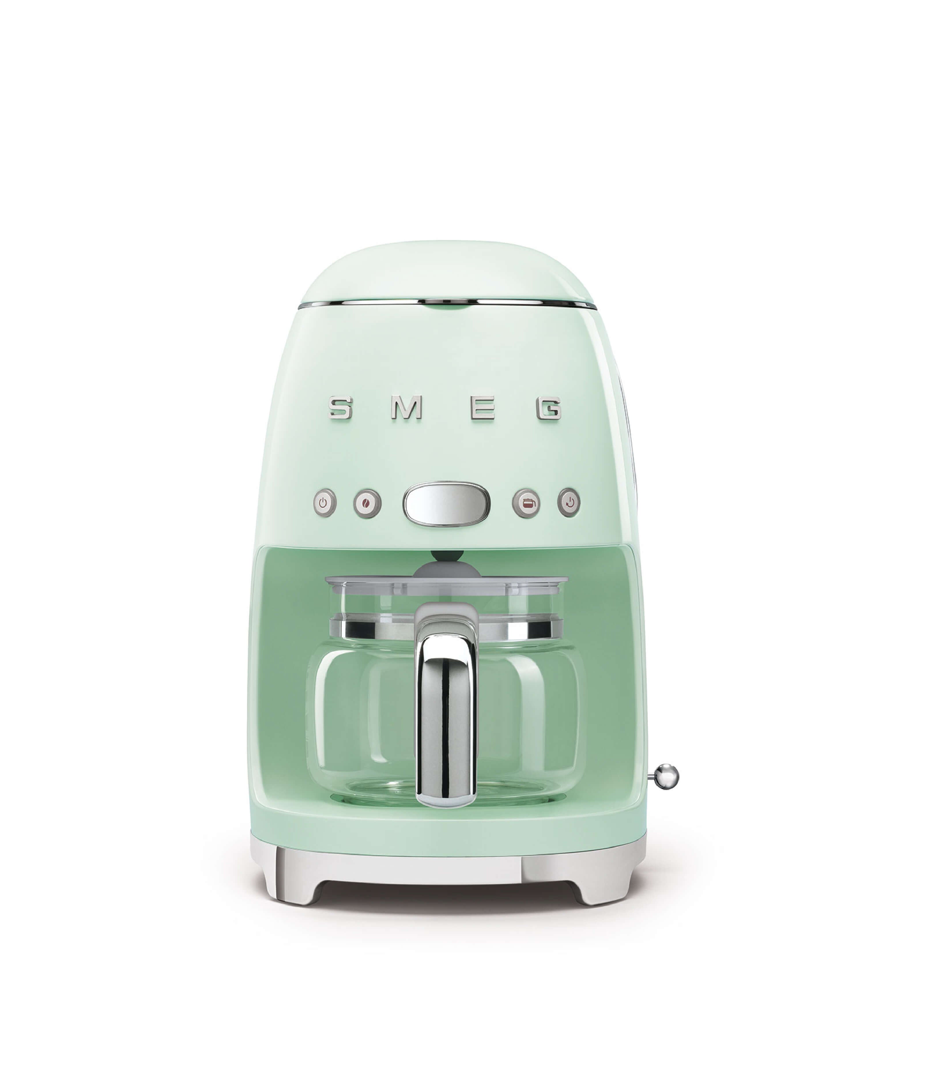 CAFETERA DE GOTEO 10 TAZAS COLOR VERDE PASTEL - SMEG - LACUISINEAPPLIANCES.CO