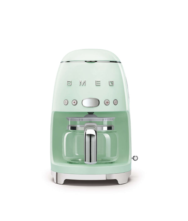 CAFETERA DE GOTEO 10 TAZAS COLOR VERDE PASTEL - SMEG - LACUISINEAPPLIANCES.CO