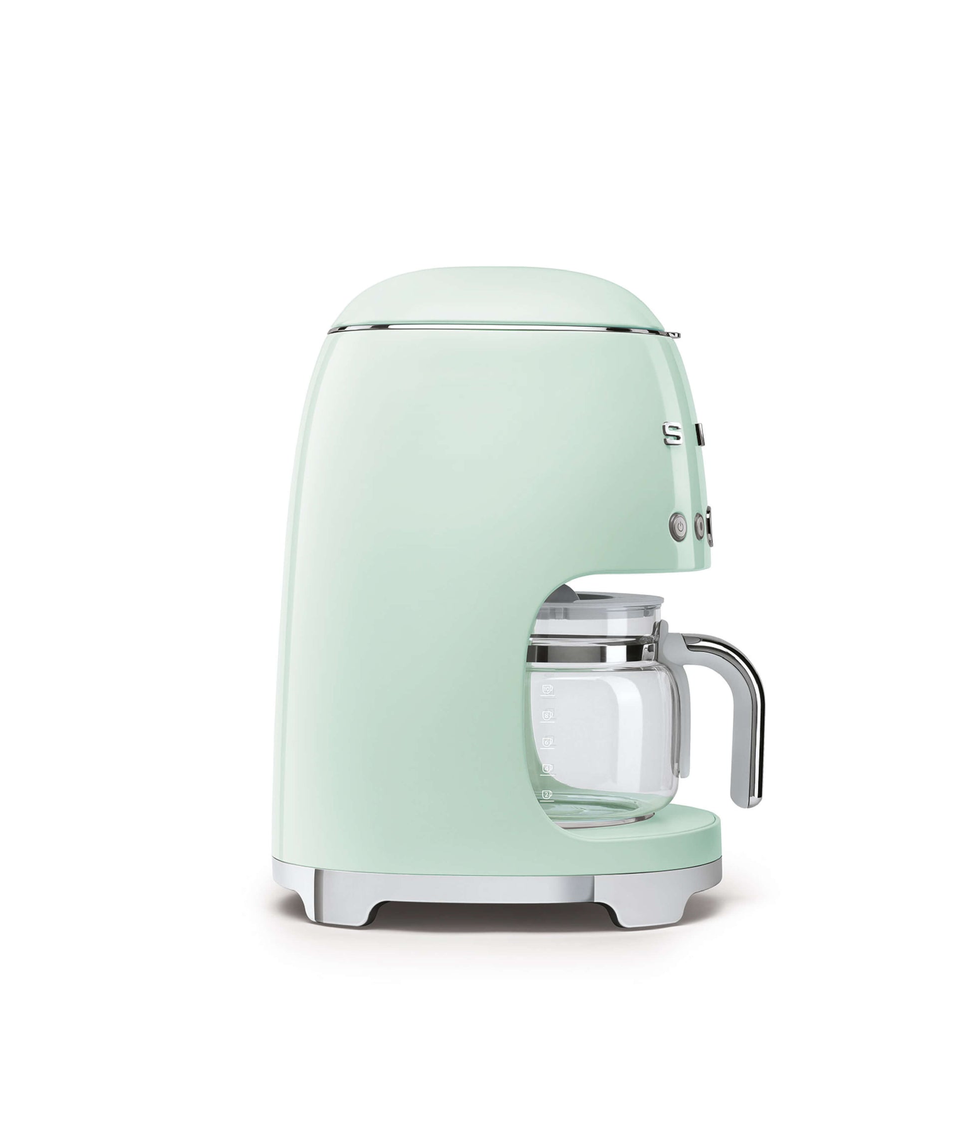 CAFETERA DE GOTEO 10 TAZAS COLOR VERDE PASTEL - SMEG - LACUISINEAPPLIANCES.CO