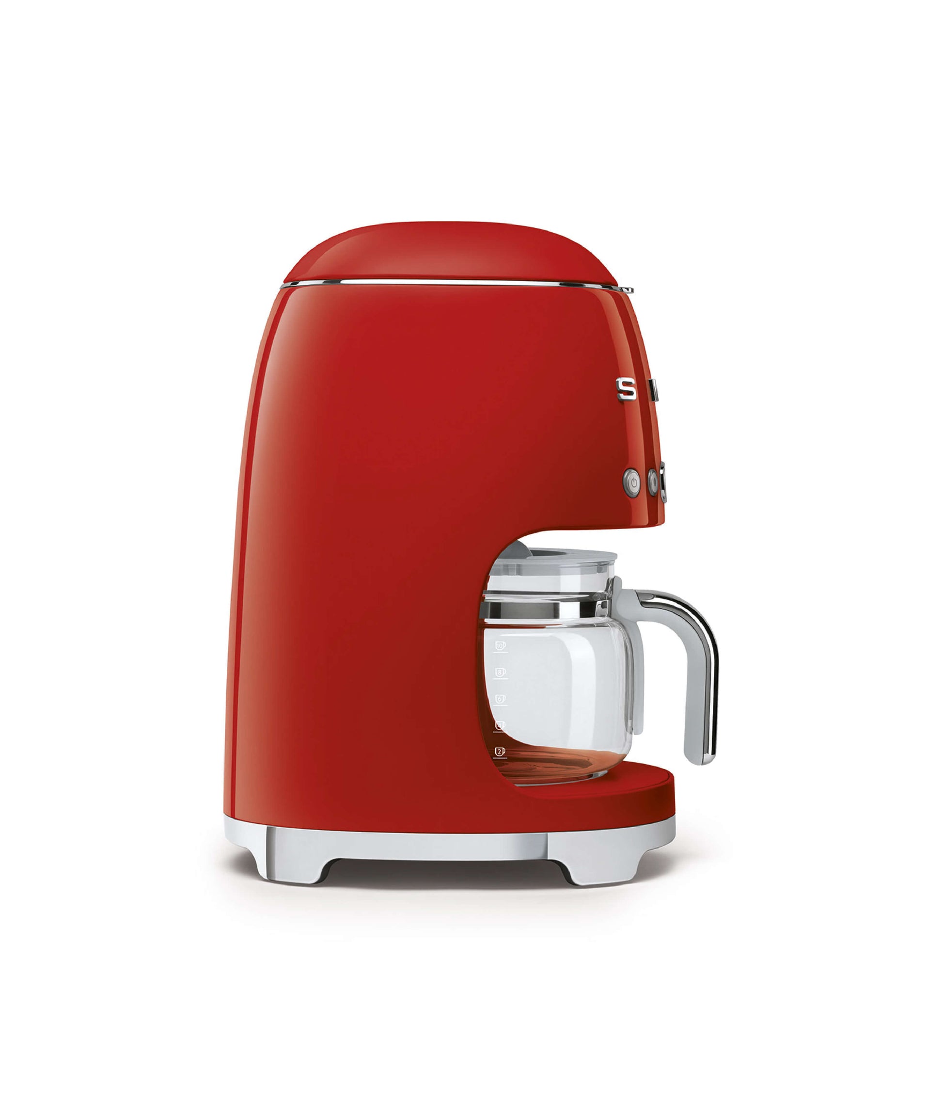 CAFETERA DE GOTEO 10 TAZAS COLOR ROJO - SMEG - LACUISINEAPPLIANCES.CO