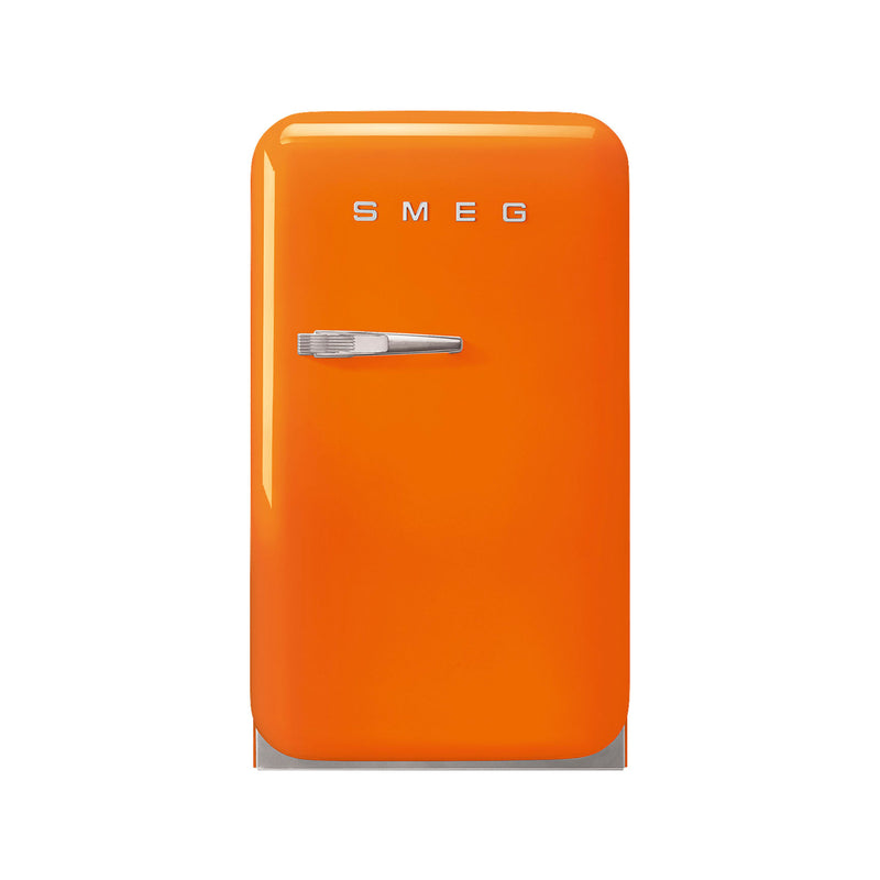 Mini-refrigerador estilo años 50, color naranja - LACUISINEAPPLIANCES.CO