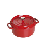COCOTTE DE HIERRO FUNDIDIO CHERRY 24CM – STAUB - LACUISINEAPPLIANCES.CO