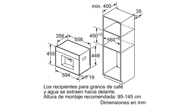 Máquina de Café Automática 60 cm- Bosch Serie 8