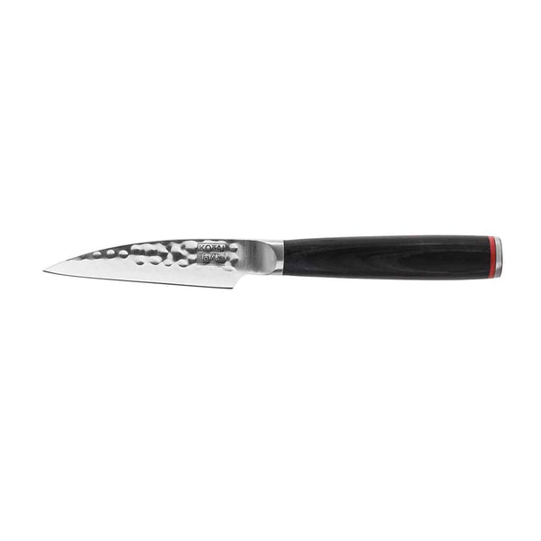 Kotai cuchillo de pelar de acero inoxidable con mango de madera de pakkawood negro, 3.5 pulgadas - LACUISINEAPPLIANCES.CO