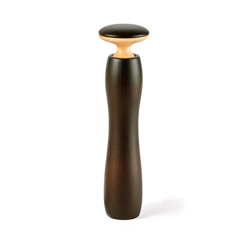 Legnoart Hercules Chocolat Molino de pimienta y sal de madera de fresno, 11.2 pulgadas - LACUISINEAPPLIANCES.CO