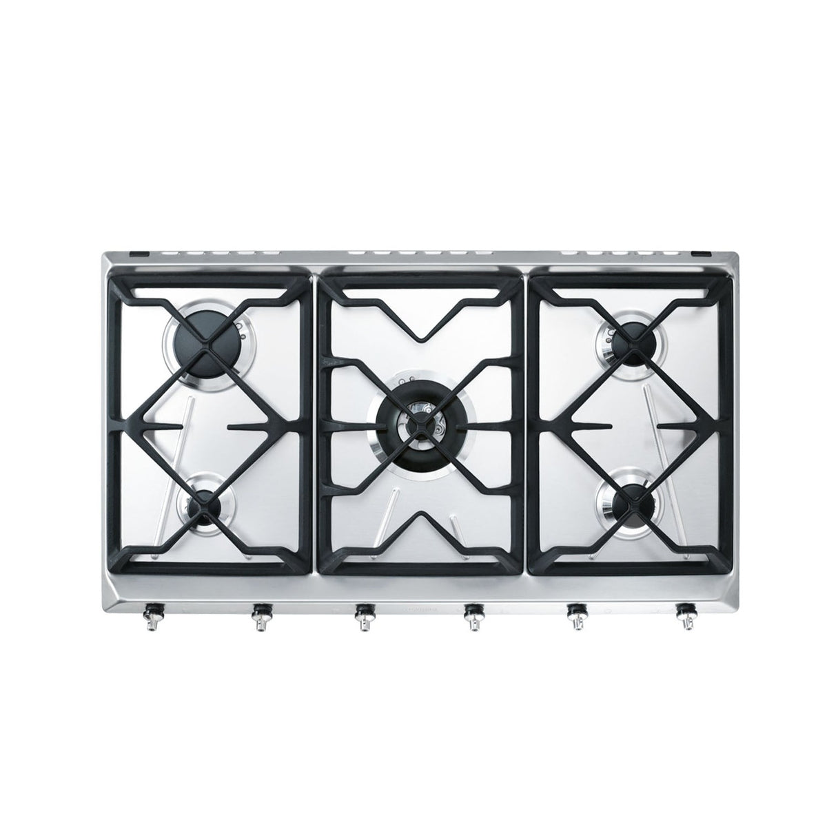ESTUFA SMEG A GAS EN ACERO INOXIDABLE - LACUISINEAPPLIANCES.CO