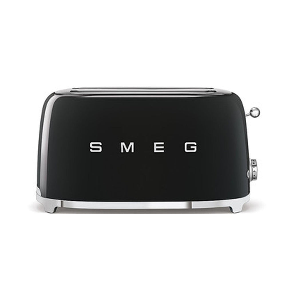 TOSTADORA RETRO COLOR NEGRO - SMEG - LACUISINEAPPLIANCES.CO