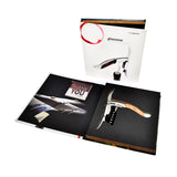 Legnoart Ghemme Grand Crue Sommelier Sacacorchos con Bisagra Doble - LACUISINEAPPLIANCES.CO